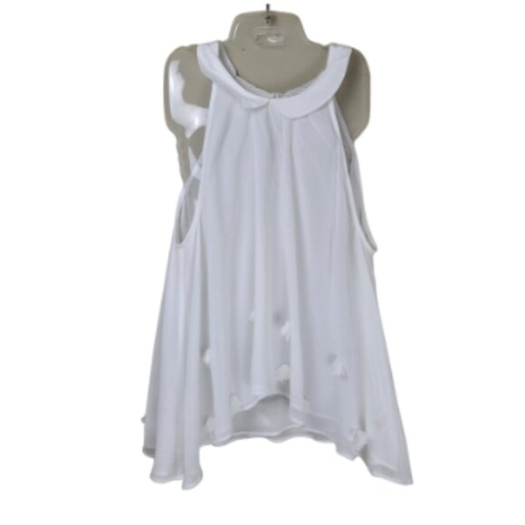 Free People Sheer High Neck Floral Tank Top - Picture 2 of 13